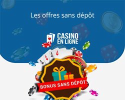 Bonus sans dépôt des meilleurs casinos
